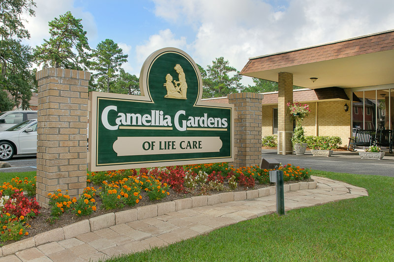Camellia Gardens Entrance Sign